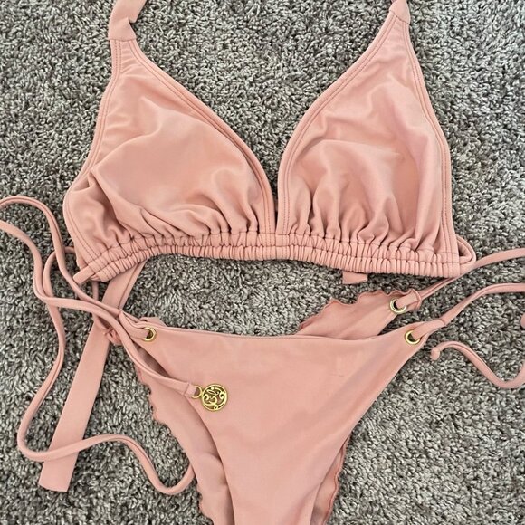 Pale pink xxl top. Small bottom - Picture 3 of 4